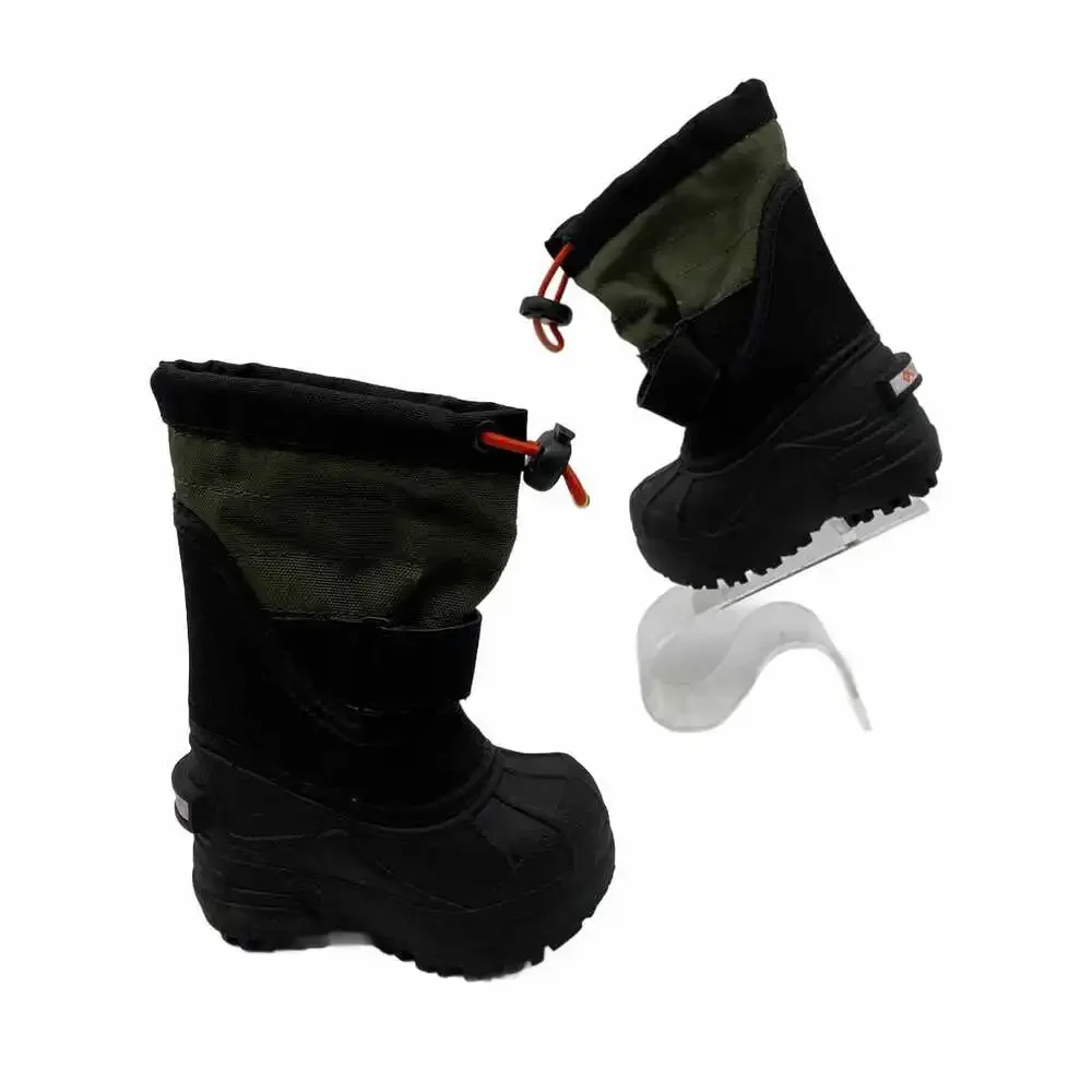 Columbia Kids Snow Boot Black/Green | Regular US4 Boys’ Rain & Snow Boots